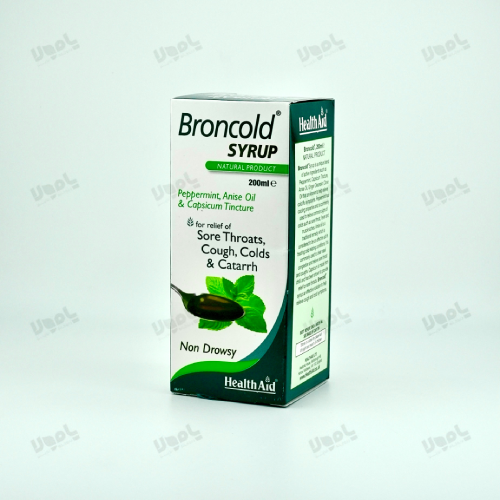 شربت برون کلد هلث اید تسکین سریع سرفه و گلو درد
