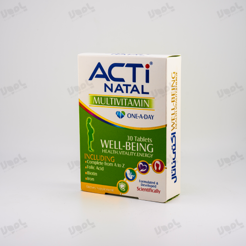 قرص اکتی ناتال ابیان دارو مولتی‌ویتامین مخصوص دوران بارداری و شیردهی