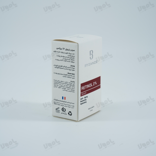 سرم  رتینول 2 درصد مناسب صورت و گردن  بیزانس ضد چروک و جوانساز پوست 
