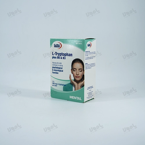 قرص ال تریپتوفان پلاس B6 و B3 یوروویتال کاهش اضطراب و افسردگی و ایجاد خواب آرام