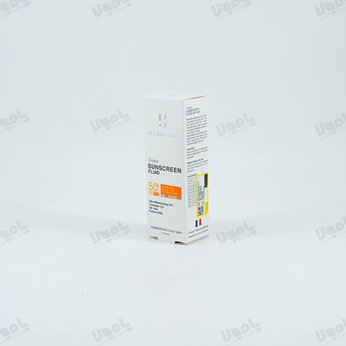 فلوئید ضد آفتاب رنگی SPF50 پوست چرب بیزانس برنزه شماره ( 40 )