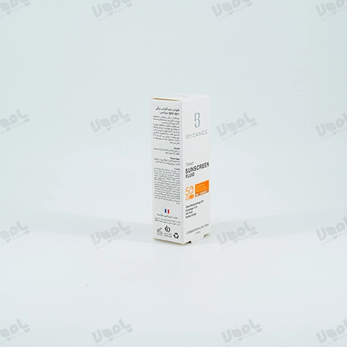 فلوئید ضد آفتاب رنگی SPF50 پوست چرب بیزانس برنزه شماره ( 40 )