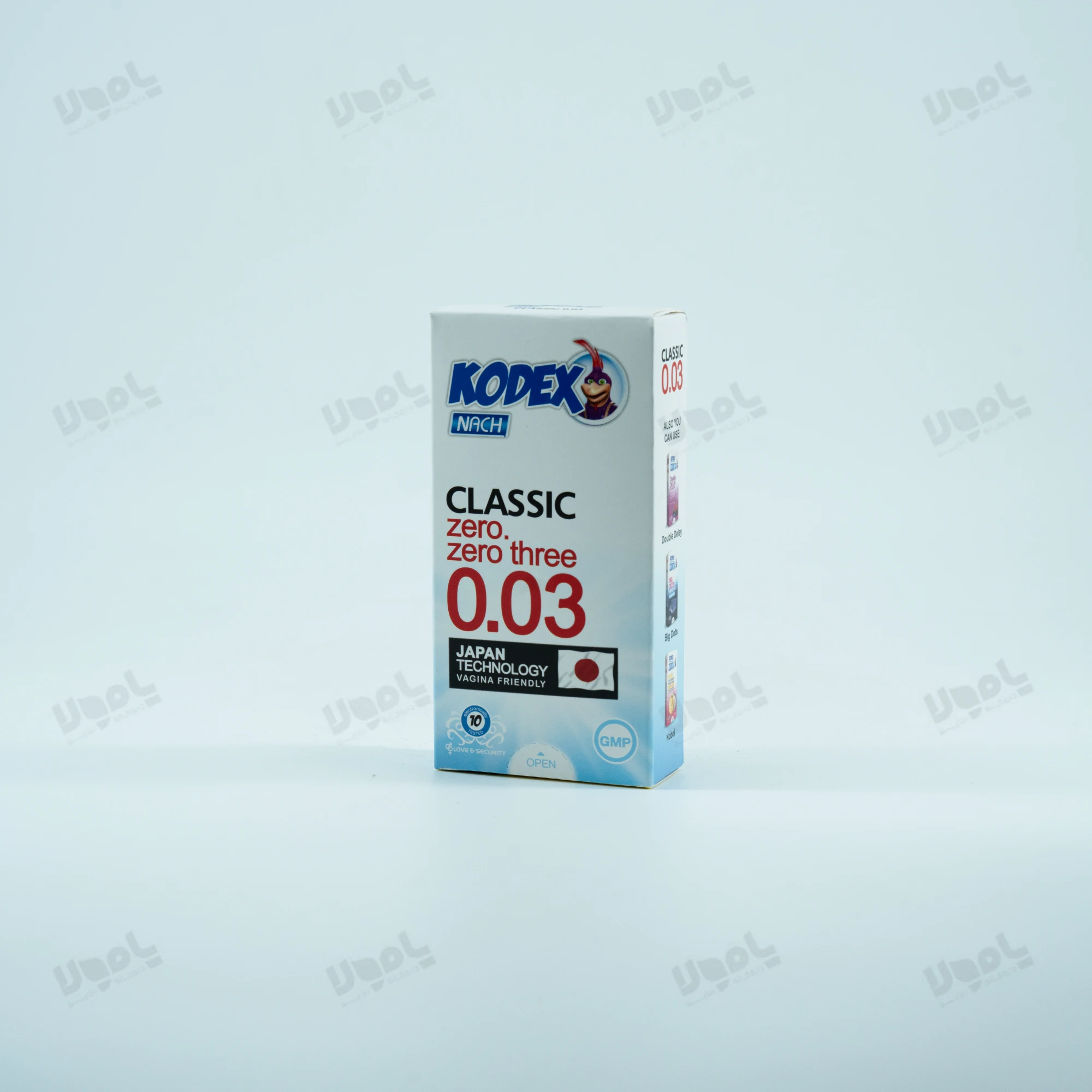 کاندوم بسیار نازک کلاسیک 0.03 کدکس 10 عددی
