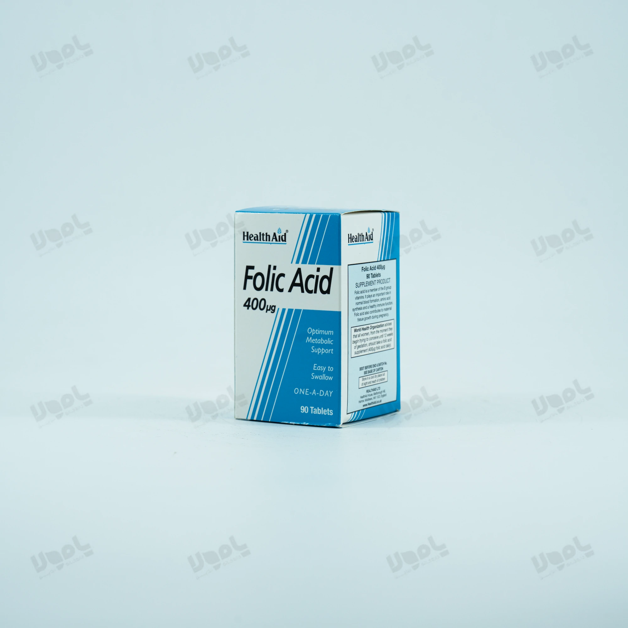 قرص فولیک اسید 400 میکروگرم هلث اید
