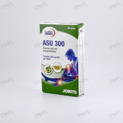 قرص آسو 300 یوروویتال حاوی آووکادو و روغن دانه سویا