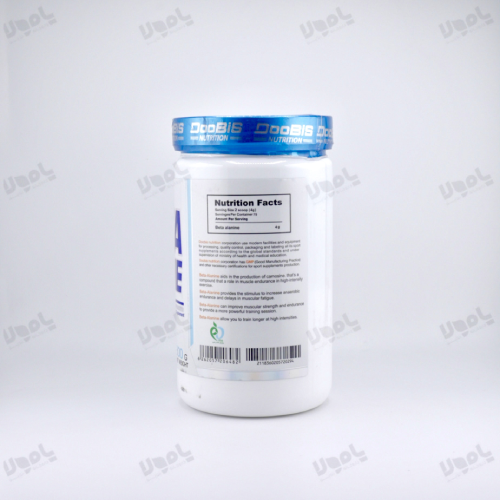 پودر بتاآلانین 300 گرم دوبیس نوتریشن   بهبود قدرت و تحمل عضلانی