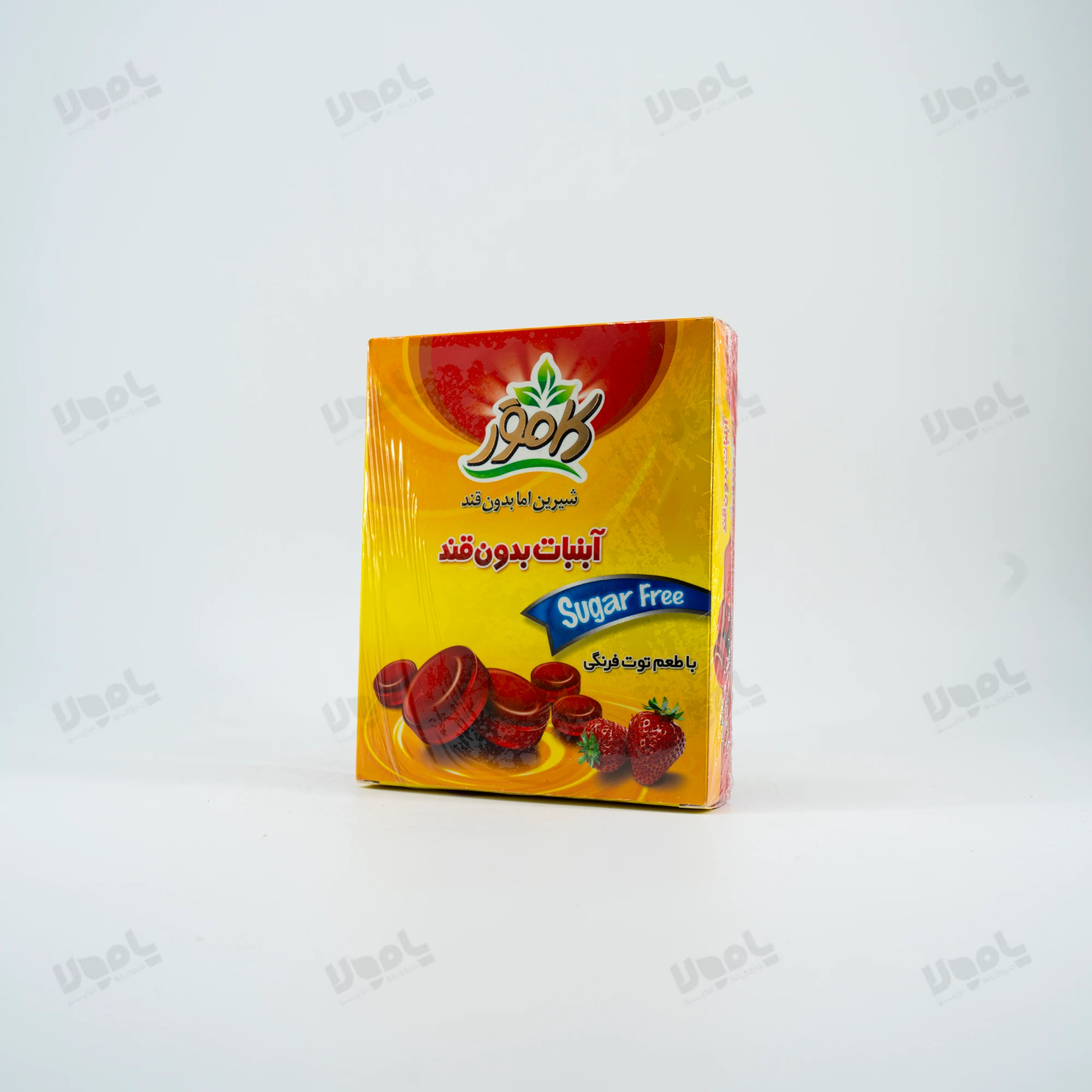ابنبات بدون قند و رژیمی کامور ( توت فرنگی )