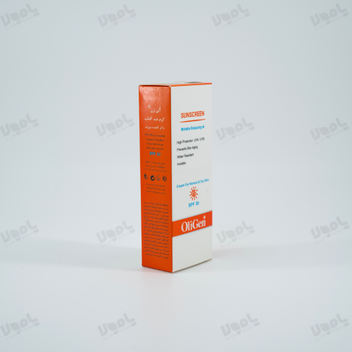 کرم ضدافتاب ضد چروک بی رنگ  پوست خشک تا نرمال  SPF 30 الی ژن 